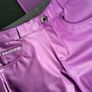 Freddy WR.UP XS Purple Faux Leather Shaping Pants High Waist Sculpting Skinny Y2K Image 6