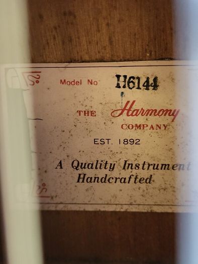 Hharmony H6144 Vintage gituar