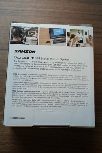 Samson XPD2 Lavalier Wireless Microphone System