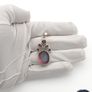 Vintage 925 Sterling Silver & Mystic Topaz Pendant Image 8