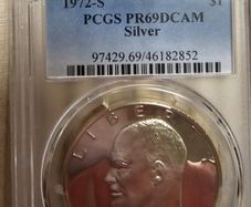 1972 Eisenhower Silver Proof PCGS DCAM