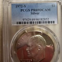 1972 Eisenhower Silver Proof PCGS DCAM