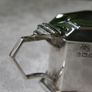 Elkington and Co Genuine Art Deco Sterling Silver Condiment Set. Hallmarked Birmingham 1936. Fitted Cobalt Blue Glass Liners Image 5