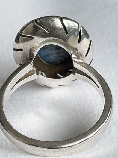Mexican sterling silver 925 ring with Lapis Lazuli