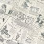 Decorative Wallpaper Self-Adhesive Wallpaper Retro Style Printed Stick Paper Easy to Apply Peel and Stick Wallpaper MULTIPLE SIZES AVAILABLE (FREE SHIPPING) Image 4