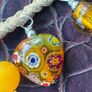 necklace with murano glass pendants Image 5
