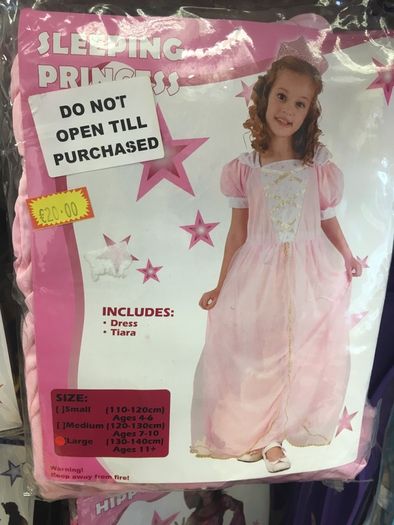 Sleeping Princess costume