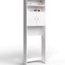 Bathroom Cabinet Washing Machine Cupboard White 2 Doors - Free Delivery Nationwide Image 5