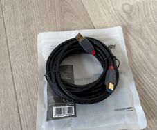 [Brand New] Lindy 5 meter USB B 3.0 to USB A Cable