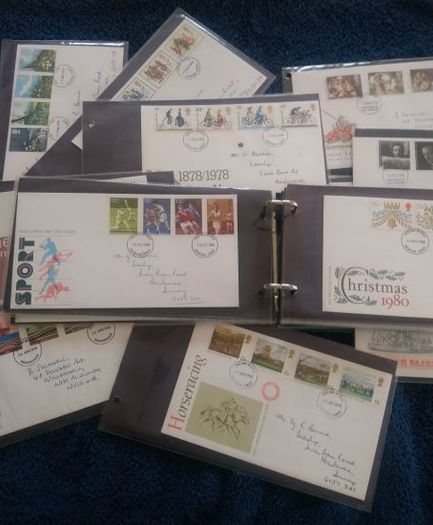 GB QEII First Day Cover Album Collection Of (50) 1978 - 1985