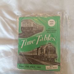 Irish Railway timetables 1957