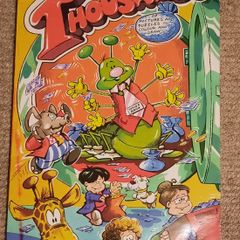 Extra Large Vintage Children's Puzzle & Colouring book