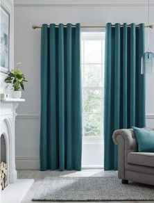 Velvet Thermal Blackout Eyelet Curtains