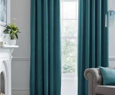 Velvet Thermal Blackout Eyelet Curtains