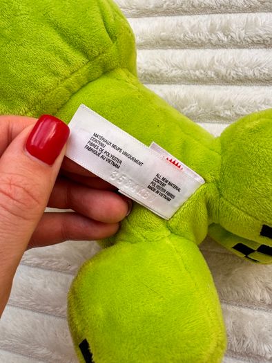 Mattel Minecraft Creeper Plush approx. 23 cm. Used 2023 Please see photos