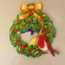 Vintage 50's/60's Christmas Honeycomb Paper Decoration Image 2