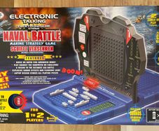 Electronic Talking Naval Battle Marine Strategy Game Strategy Game For 1 Or 2 People By: Eztec Dated: 2012 Age: 5+