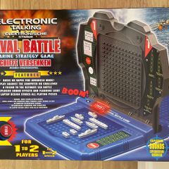 Electronic Talking Naval Battle Marine Strategy Game Strategy Game For 1 Or 2 People By: Eztec Dated: 2012 Age: 5+