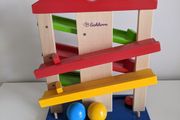 Wooden marble run