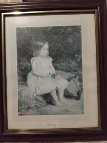 Valuable Picture of EvilineLees by John Everett Millais