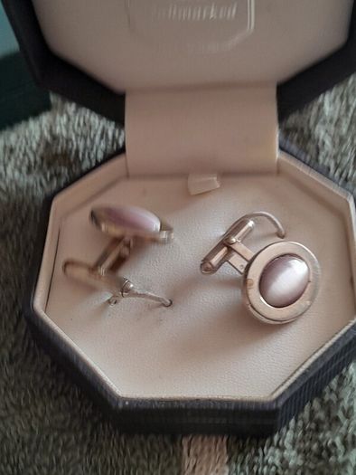 silver cufflinks