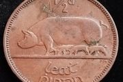Ireland - 1942 - Half Penny - Sow - KM.10 - [204]
