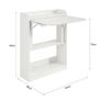 Folding table with 3 shelves  Folding Desk  Computer Desk Image 3