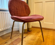 velvet chair