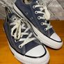 Converse All Star Ladies Navy Canvas Lo Top Trainers UK4 EUR36.5 Image 2