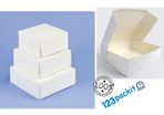 Lot of 10 Cake Boxes 8x8x4 inches Cake Boxes bakery range paper brand new Size 8x8x4'' / 20x20x10cm eco-friendly