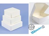 Lot of 10 Cake Boxes 8x8x4 inches Cake Boxes bakery range paper brand new Size 8x8x4'' / 20x20x10cm eco-friendly