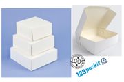 Lot of 10 Cake Boxes 8x8x4 inches Cake Boxes bakery range paper brand new Size 8x8x4'' / 20x20x10cm eco-friendly