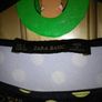Zara size small navy top with yellow polka dots Image 3