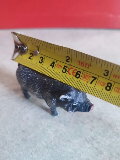 Pig Figure  Wild Boar Figurines Realistic Pig Solid Plastic Vietnamese Pig Lifelike Animal Figurine