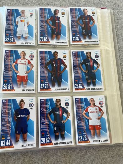Match Attax football cards > 120