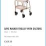 Days Rollator Walker Trolley  (Kitchen Trolley with castors) Image 3