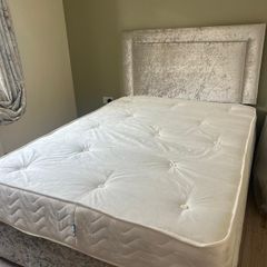 Double bed & mattress