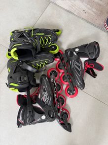 2 pairs of rollerblades Second Hand