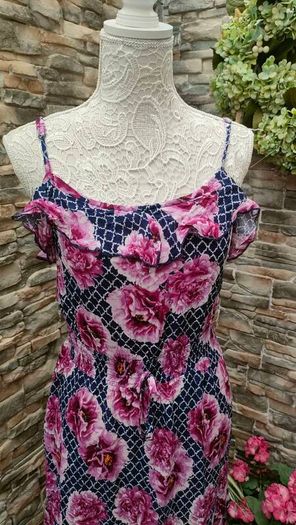 The collection Debenhams navy floral summer dress size 12 Postage included