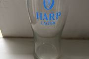 harp glass 1/2 pint glass