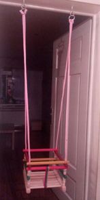 baby wooden swing
