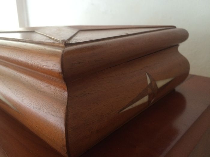 Jewellery Box Inlaid Teak
