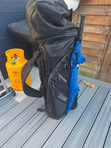 Golf clubs and bags