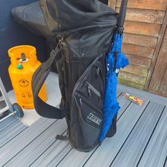 Golf clubs and bags