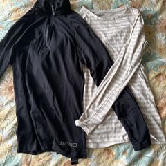 FREE: Women's Long-Sleeve Tops Bundle - Sundried Tech & Cotton (Size S)