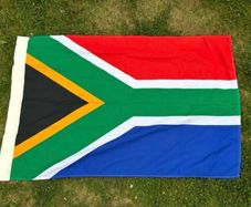 Large South African flag