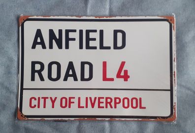 Liverpool Anfield tin sign