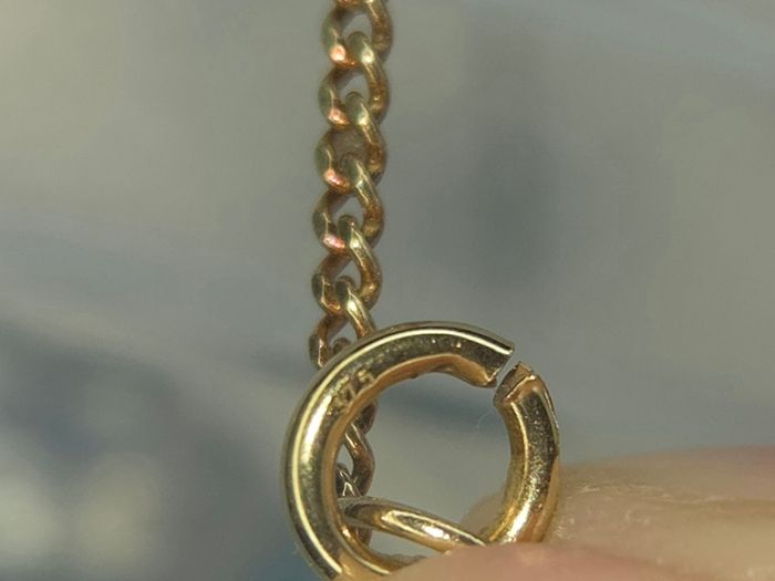 Our Lady of Garabandal Relic on 9ct Gold Chain