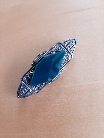 Marcasite brooch