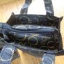 Black & Gold Woven Storage/Gift Bags x 2 for Sale Image 6